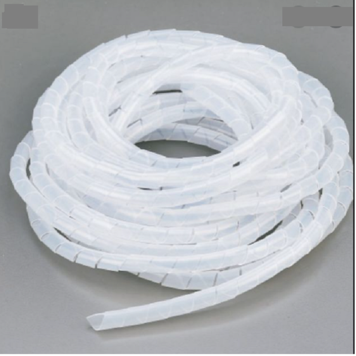 Dây xoắn nhựa đen trắng phi 6, phi 8, phi 10, phi 12, phi 16, phi 20