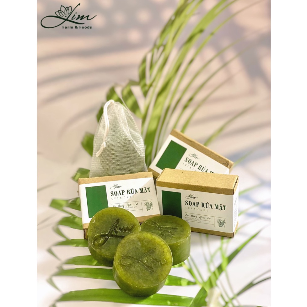 Combo 2 sản phẩm khổ qua Lim Farm dành cho da mụn ( serum 5ml,soap rửa mặt)