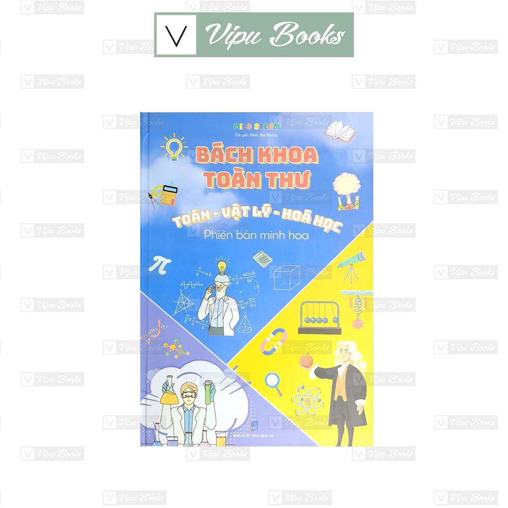 Sách - bách khoa toàn thư toán - vật lý - hóa học bìa cứng