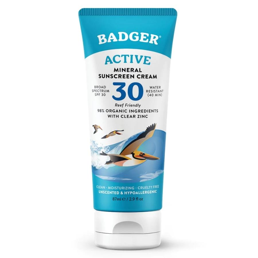 Kem chống nắng BADGER Active SPF 30 – 87mL