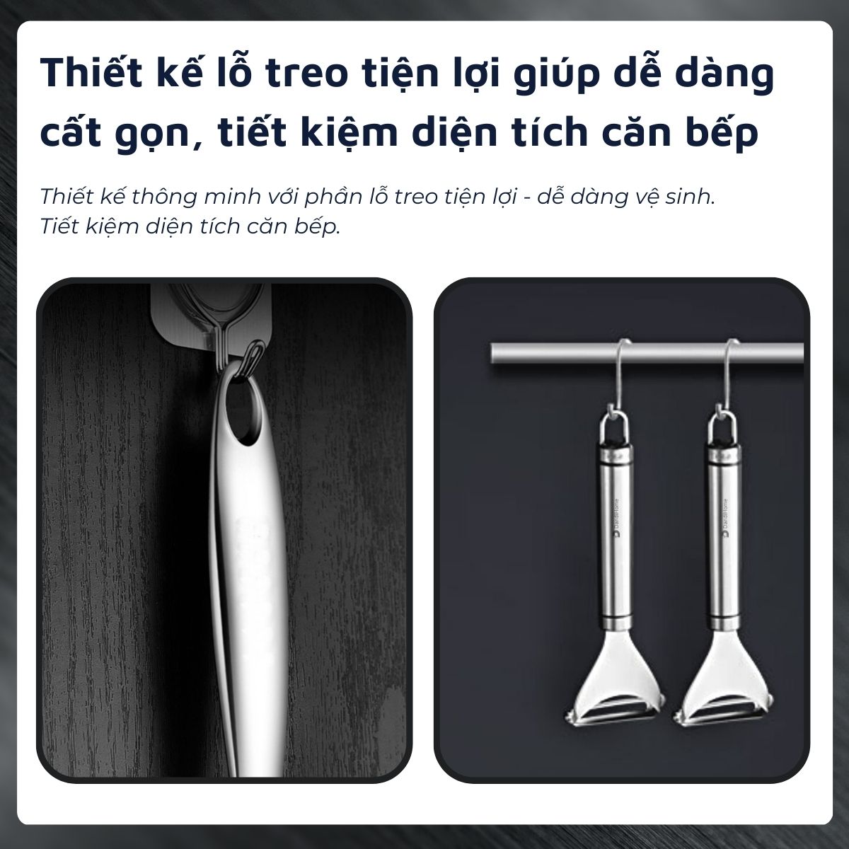 Dụng cụ gọt vỏ inox 304 DandiHome