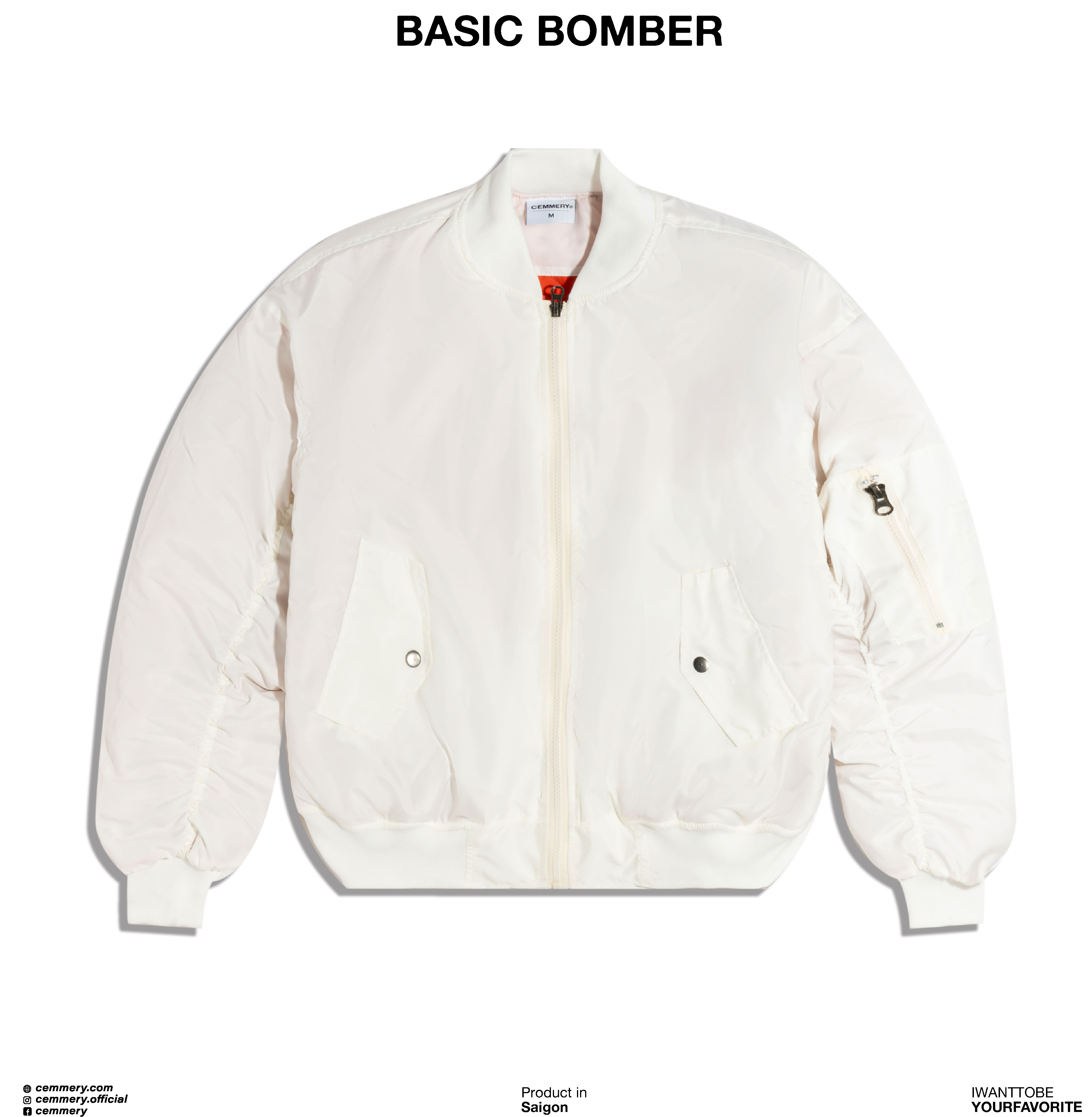 Áo Khoác Bomber LocalBrand Cemmery BASIC BOMBER 4 màu