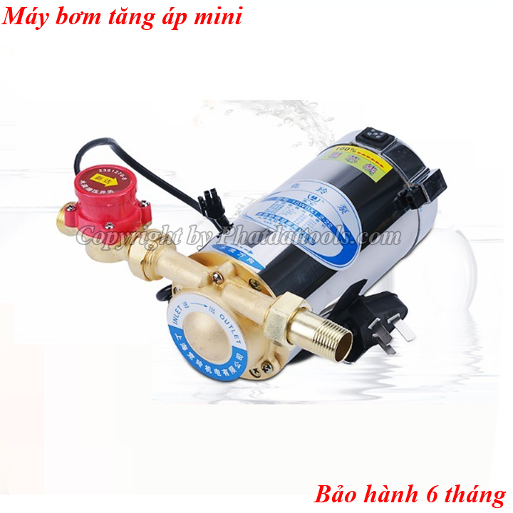 Máy Bơm Tăng Áp Đóng NgắtTự Động -Tăng Áp Cho Máy Giặt, Sen Vòi, Bình Nóng Lạnh,Thiết Bị Vệ Sinh