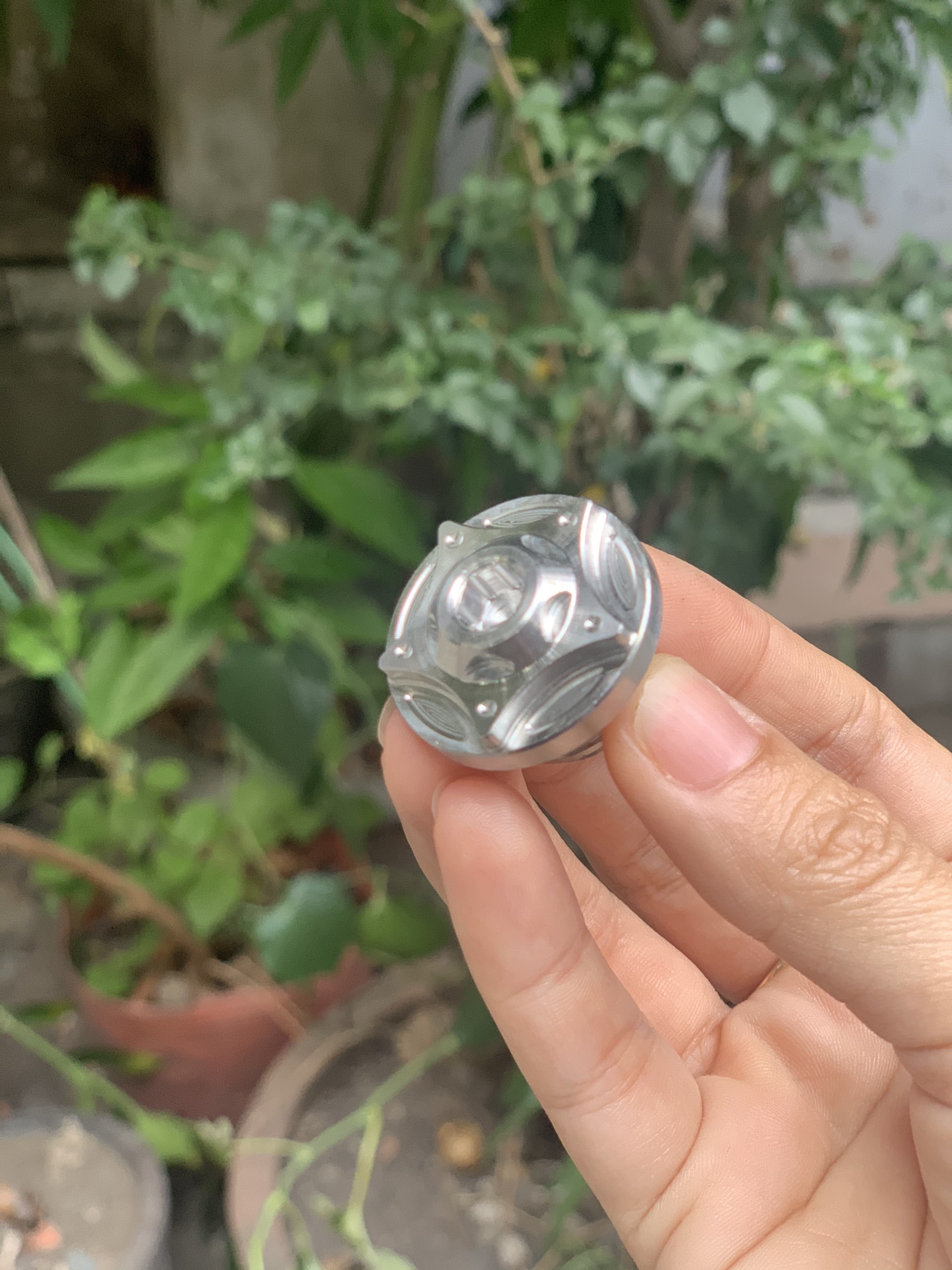 [HCM]ỐC NHỚT INOX SALAYA CHO XE MÁY