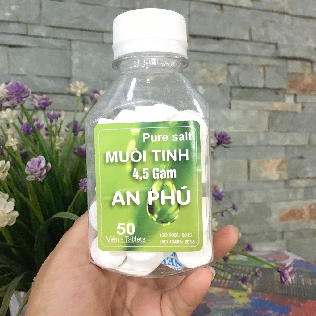 Viên Muối Sinh Lý Nacl 0,9% [Hộp 20-50 Viên]