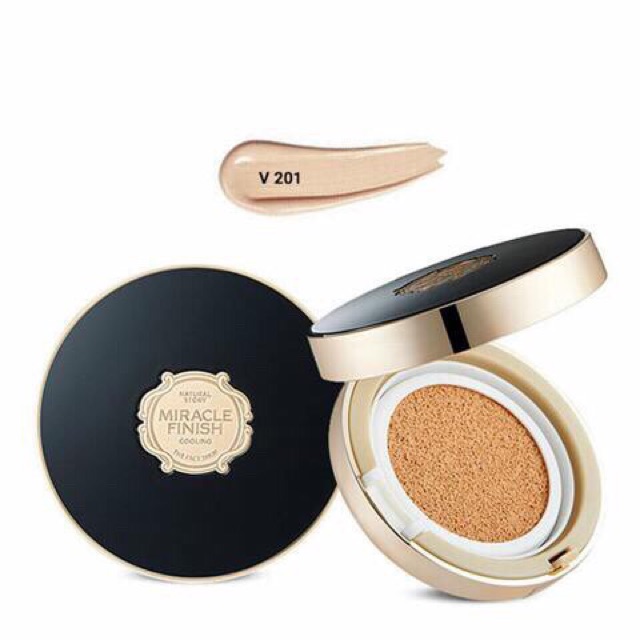 Phấn nước kiềm dầu Miracle Finish Korea