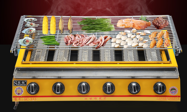 Bếp nướng BBQ bằng gas 6 đầu đốt ET-K233