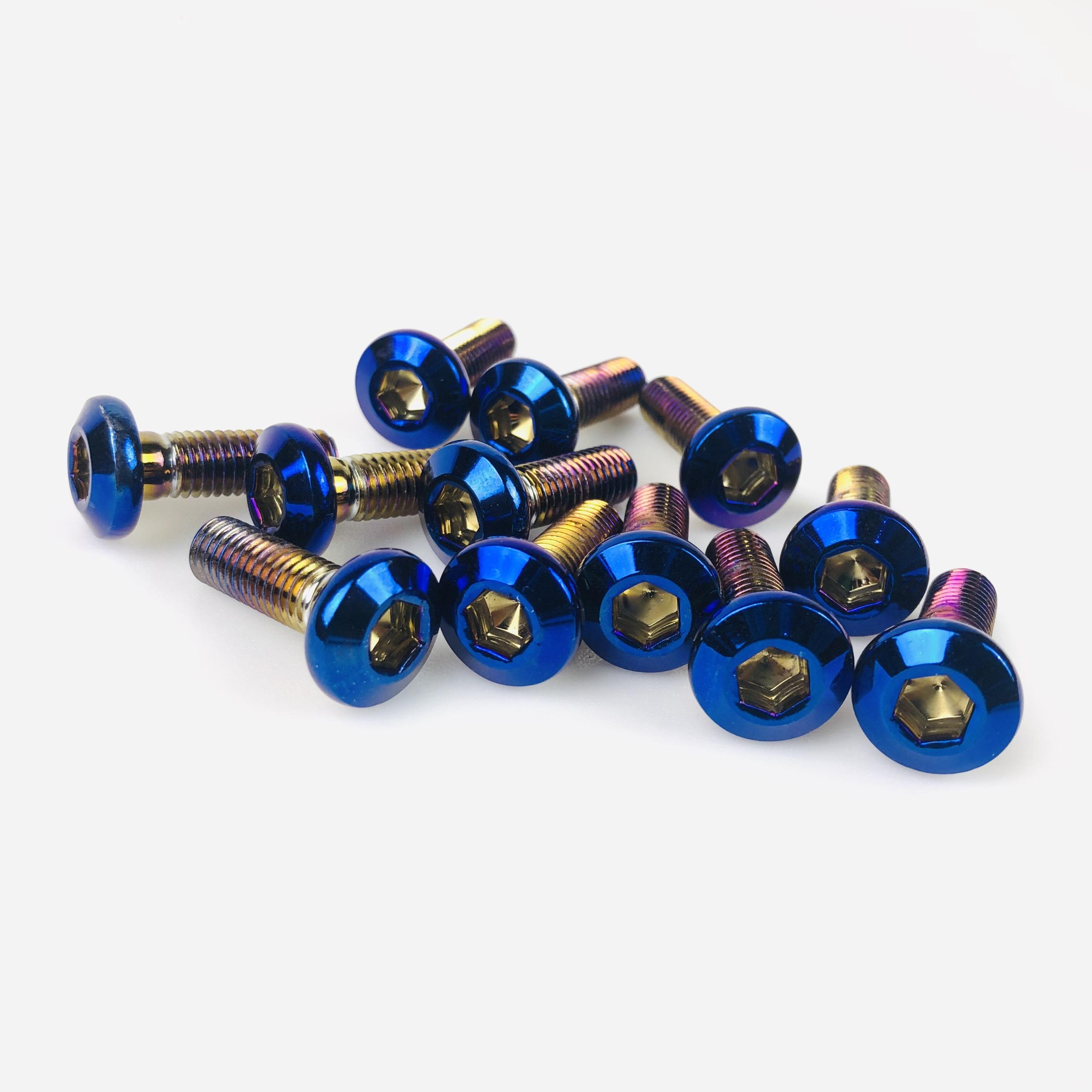 Bộ 12 ốc gắn đĩa cao cấp màu titan (nhập khẩu) dùng cho WINNER