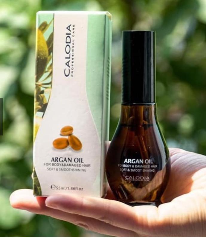 Tinh Dầu Calodia Argan - Dưỡng Tóc Bóng Mượt 55ml