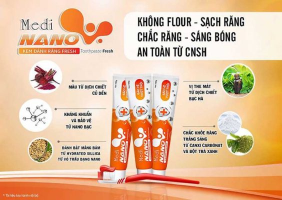 Kem đánh răng MediNano 100g