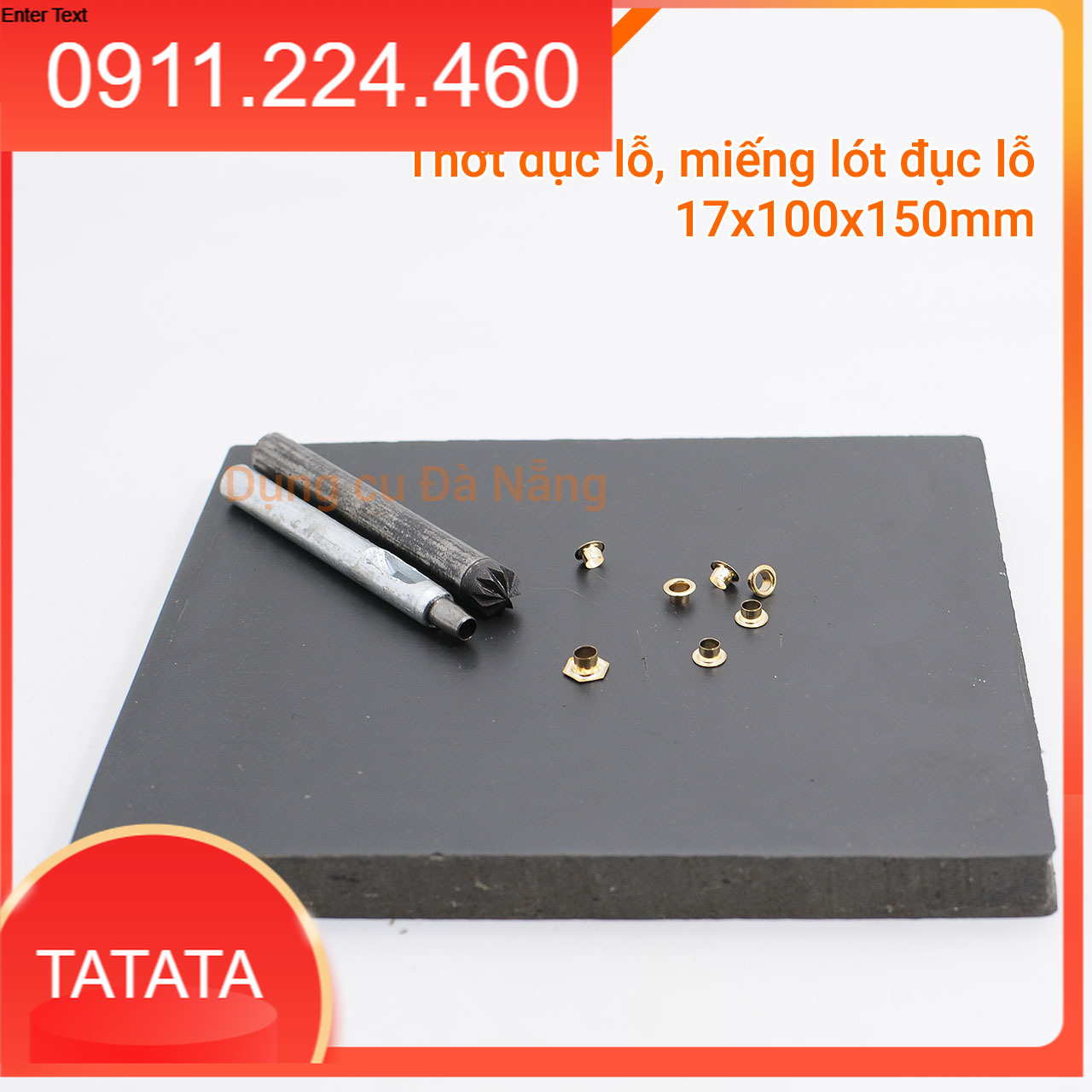 Thớt đục lỗ đóng khoen