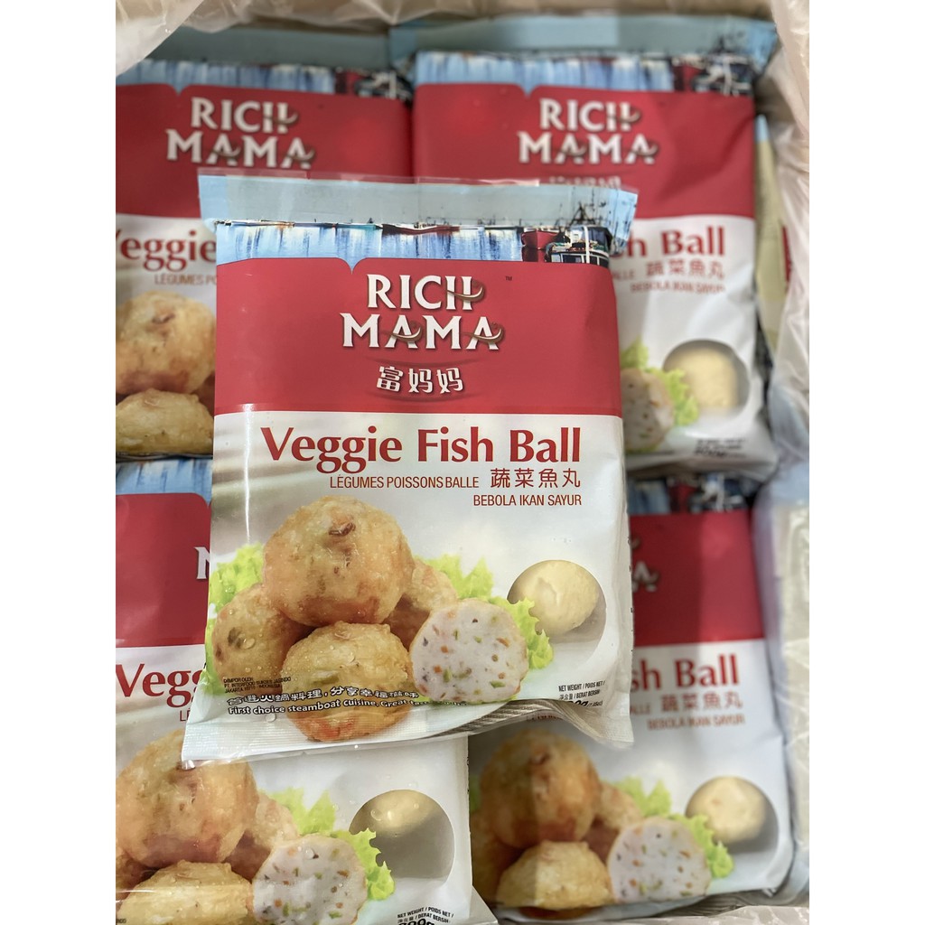 CÁ VIÊN RAU CỦ hiệu RICHMAMA 200Gr (chỉ giao Nowship tại tp HCM)