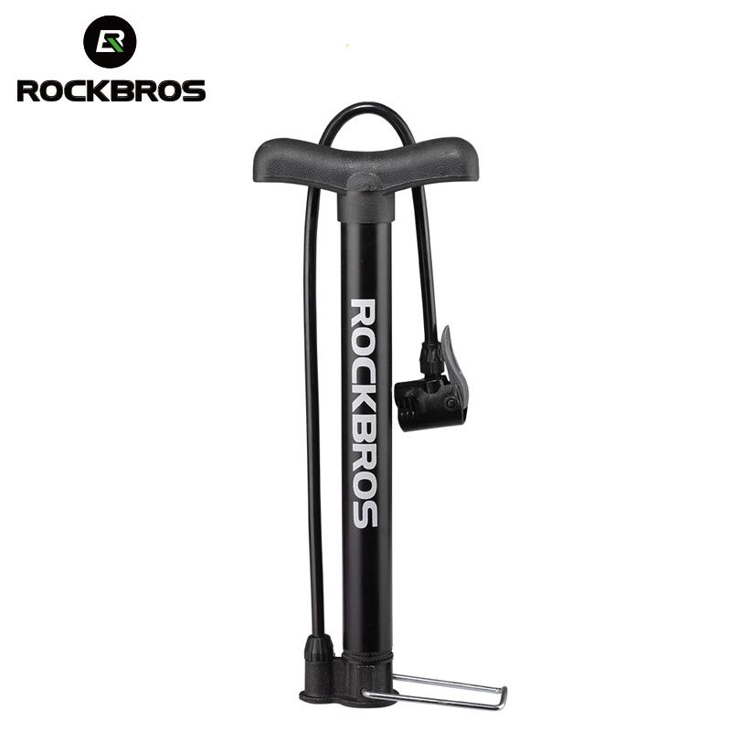 ROCKBROS Portable Bike AirPump  High Pressure Hand Pump  MTB  Pump  Mountain Electric Motorcycle Inflator Bicycle Pump  Bike Accessories