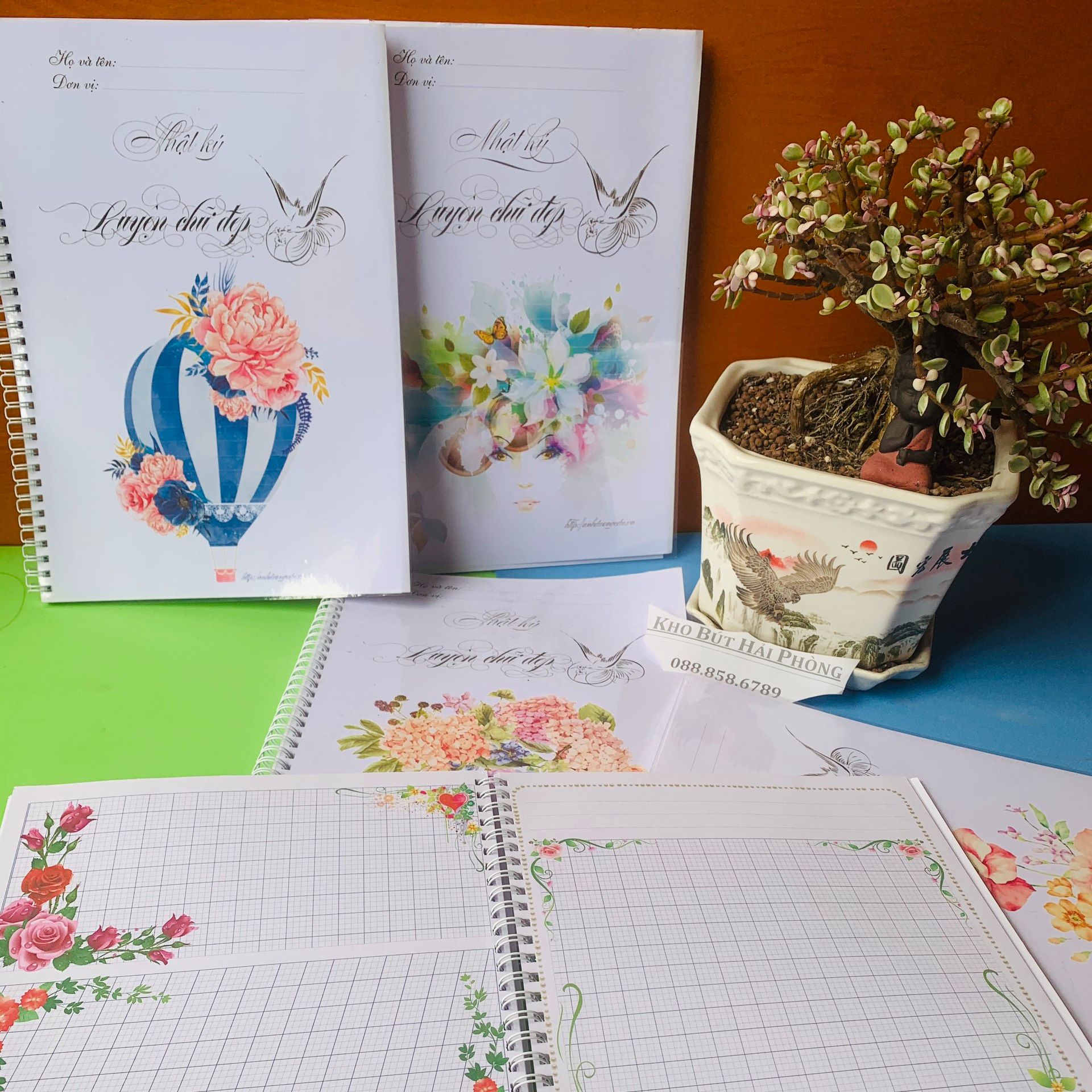 Sổ nhật ký luyện chữ đẹp
