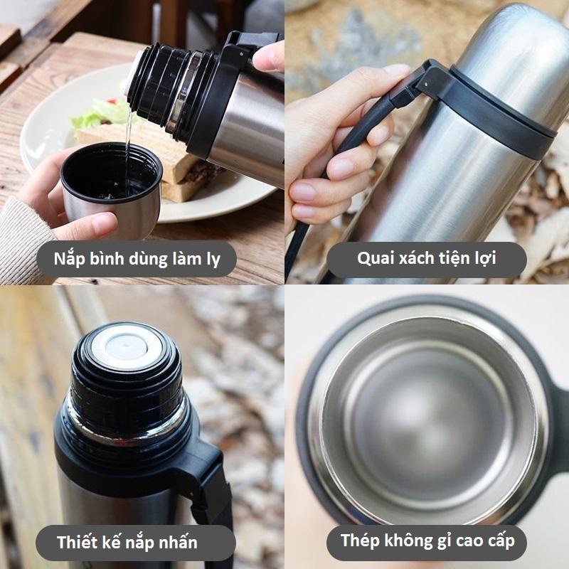 Bình giữ nhiệt Lock&Lock 700ml LHC1418 có tay cầm