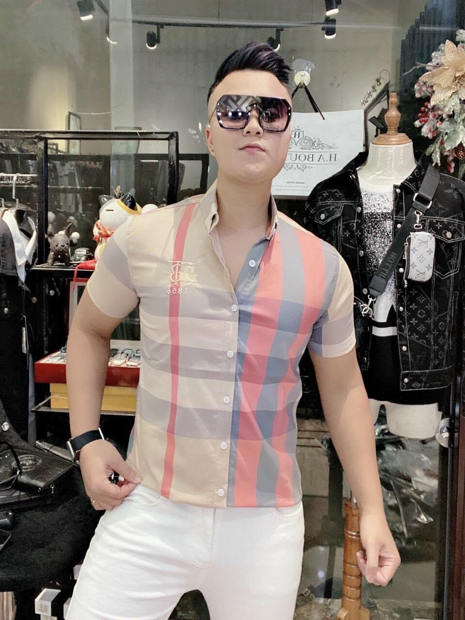 ÁO SƠ MI NGẮN TAY NAM CỰC HOT PHONG CÁCH DÀNH CHO DÂN CHƠI TL PS 021