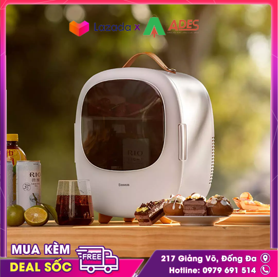 Tủ lạnh Mini Xiaomi Baseus 8L - Hàng Chính Hãng