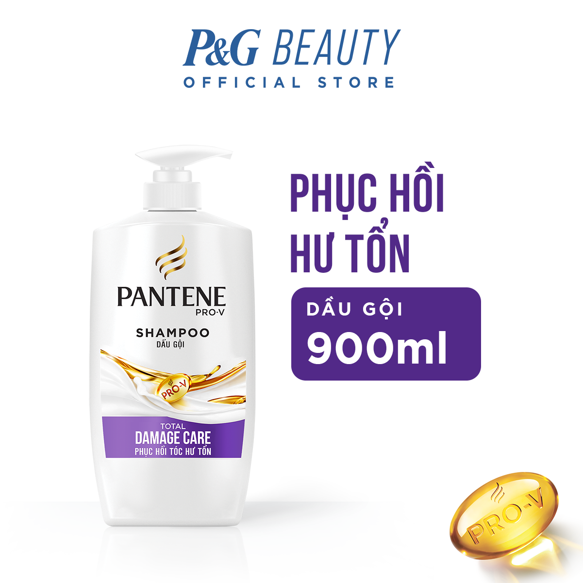[HCM]Dầu Gội Pantene chai 900ml