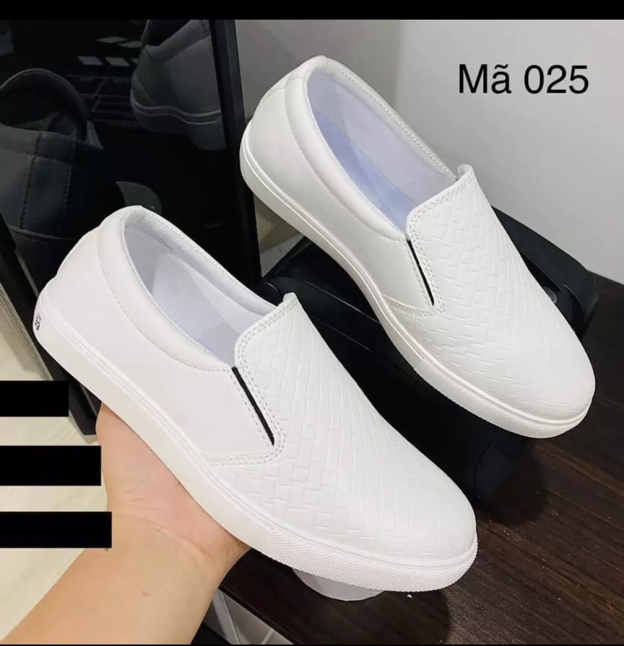 [Hoàn Tiền 15%]Giày lười, Giày Slip On Nam cá tính