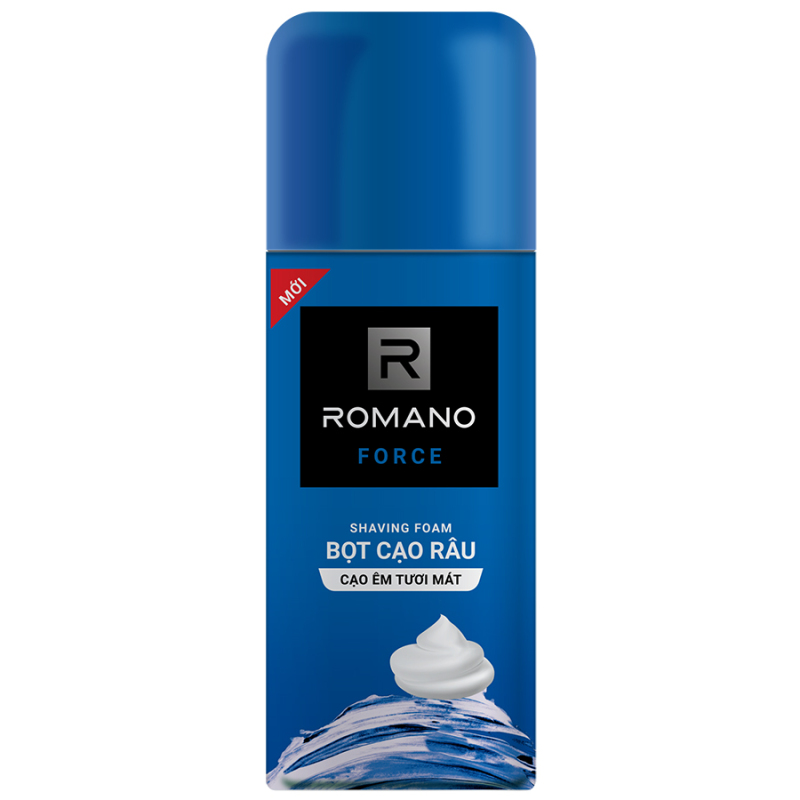 Bọt cạo râu Romano Force 175ml [ HÀNG CHUẨN ] dễ chịu sau khi sử dụng