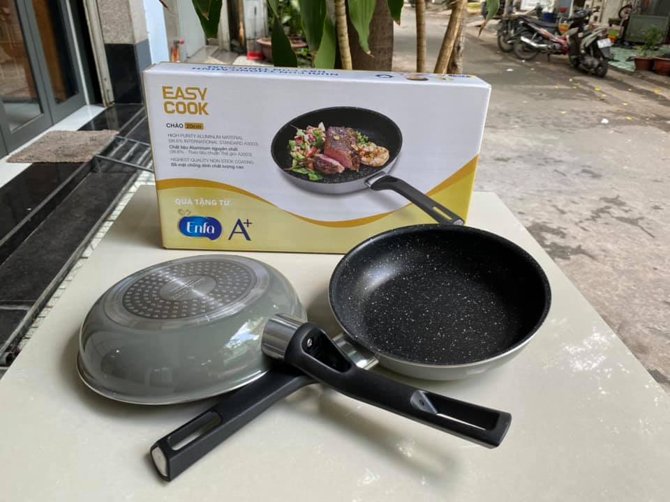 [HCM](1 cái ) Chảo chống dính 20CM Easy Cook DÙNG ĐƯỢC CHO BẾP TỪ