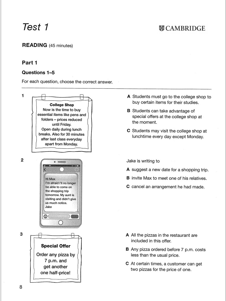 Sách Preliminary B1 for the Revised 2020 Exam Student’s Book with Answers Authentic Practice Tests (PET)
