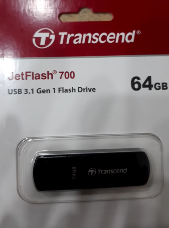 Usb 64GB Transcend  JF700 (Đen) Chính Hãng