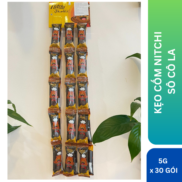 Kẹo cốm Nitchi túi 30 gói x 5gr