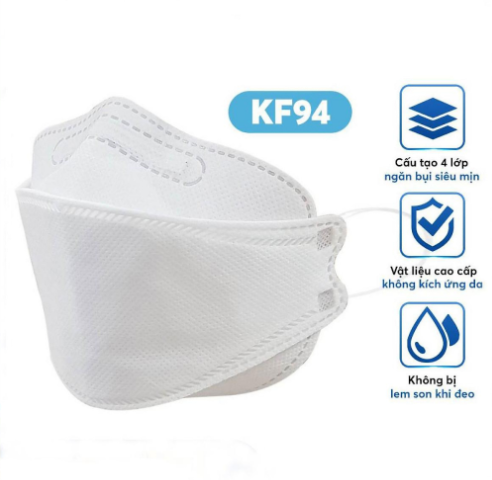 Khẩu trang KF94 hàn quốc 4 màu (gói 10 cái)