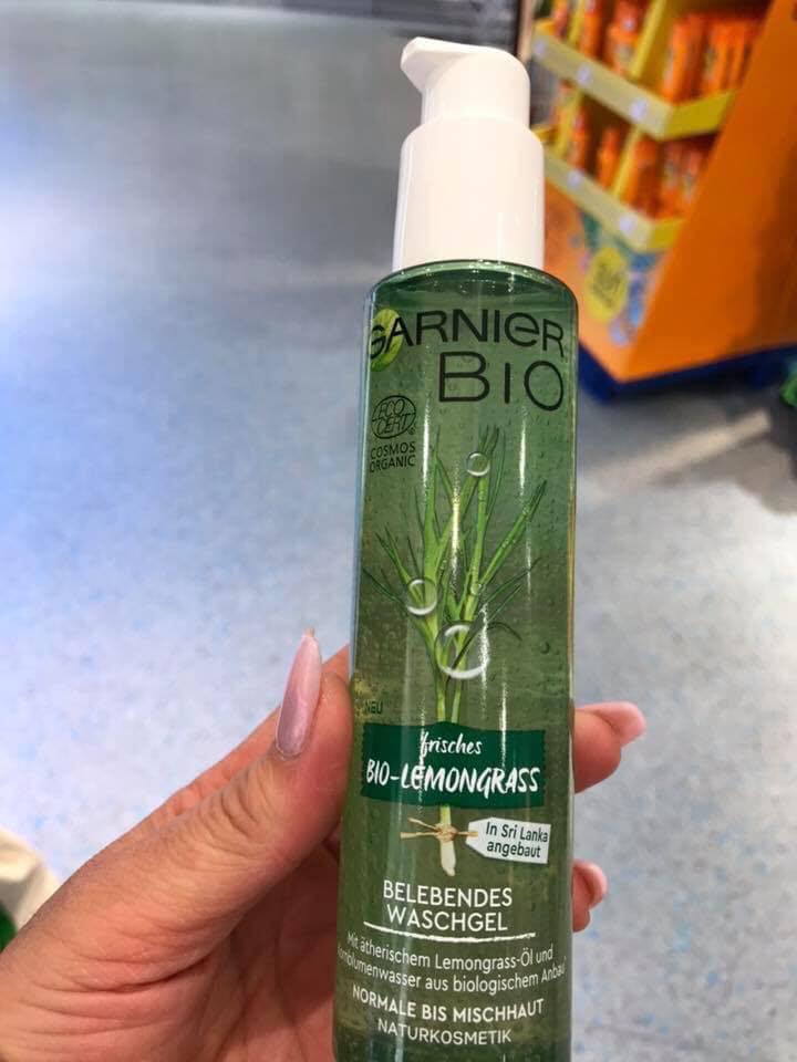 Sữa rửa mặt Garnier Bio hữu cơ mix chanh xả - Nhập Đức