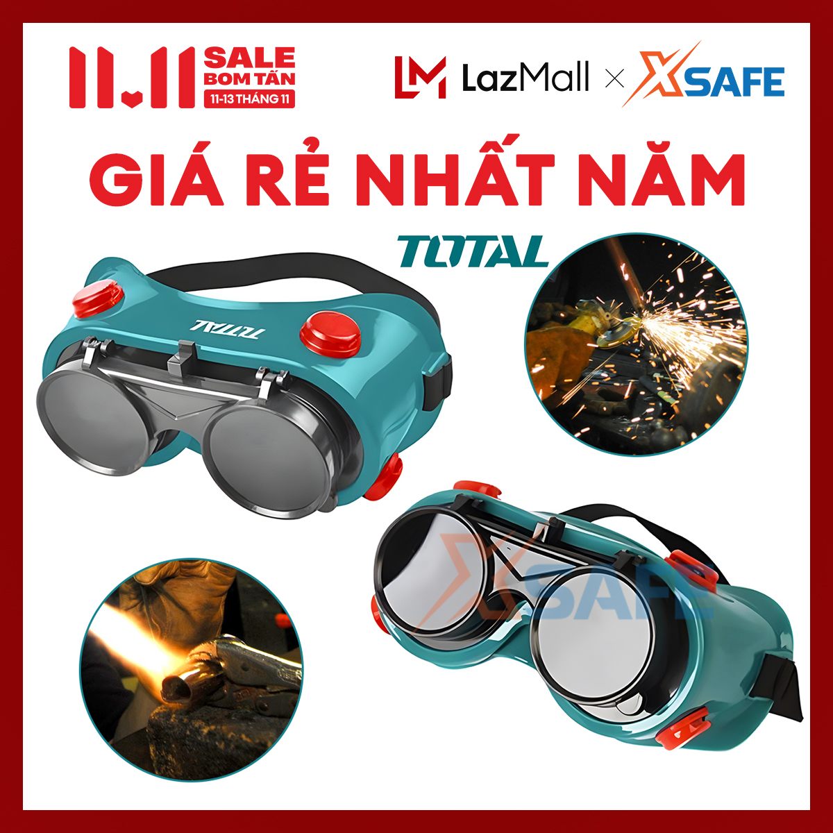 Double shielded welding mask | 2 lens high temperature resistant metal cutting, arc, electric welding mask can open eye cap