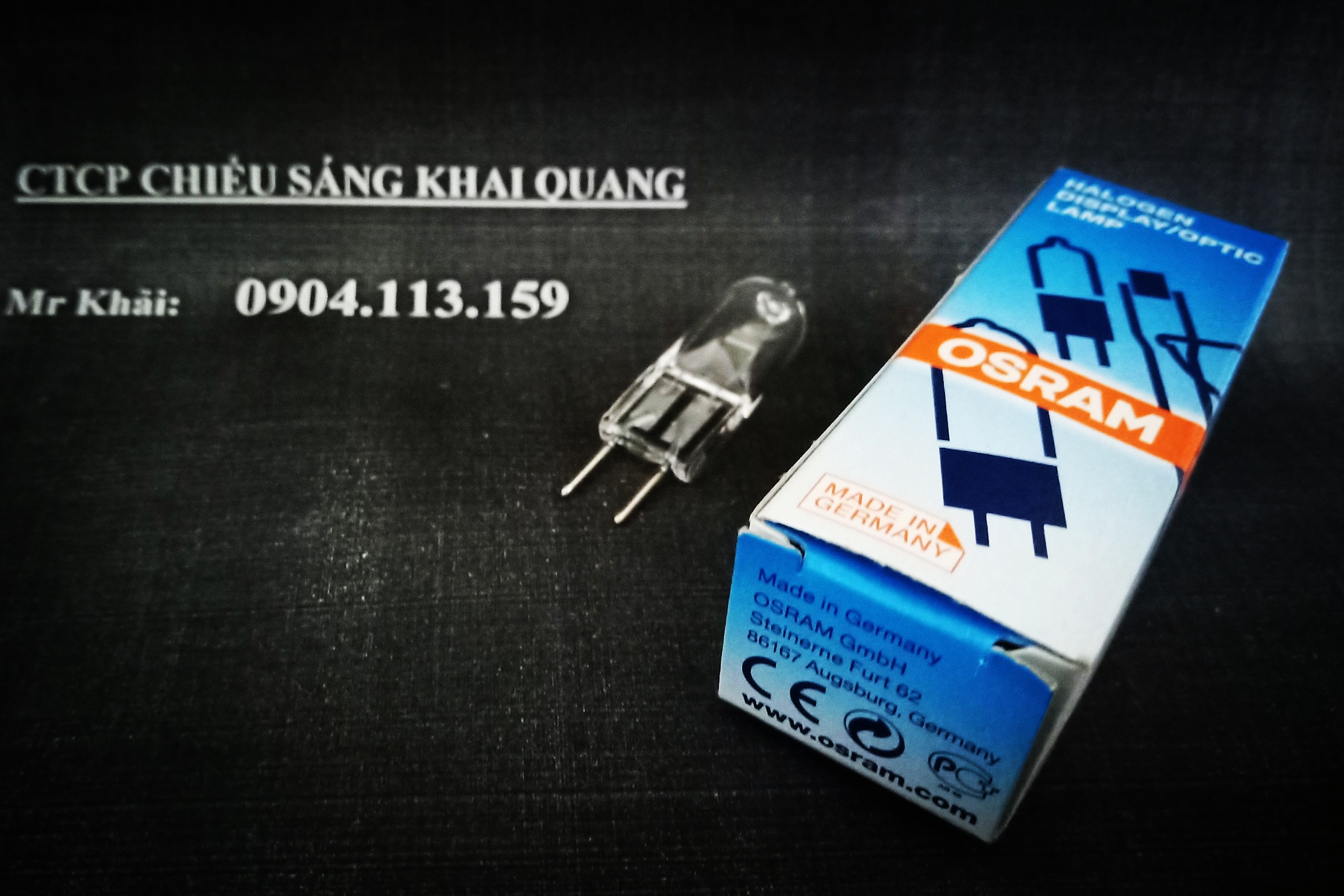 Bóng halogen 12v 100w cho kính hiển vi osram hlx 64625