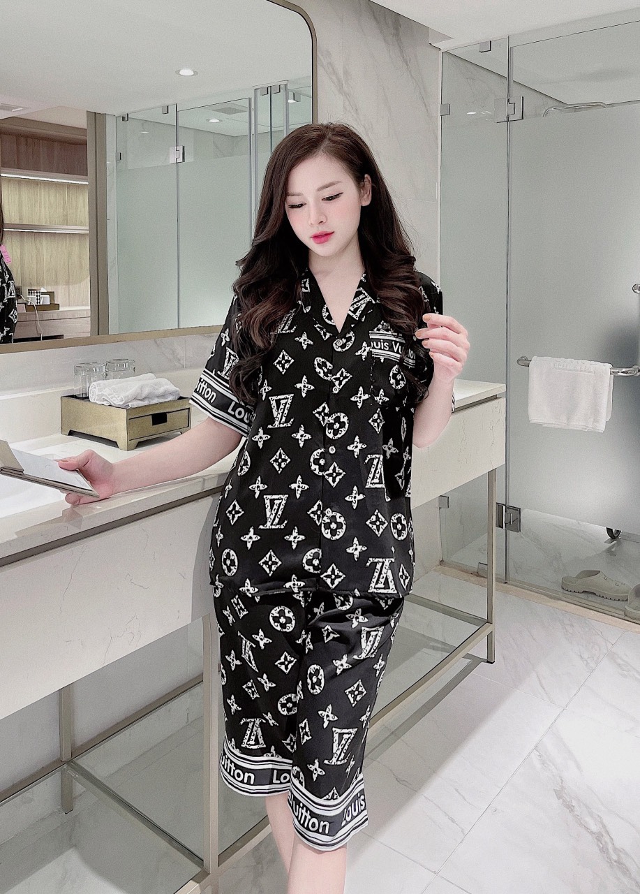 Đồ bộ mặc nhà lửng mango mềm mịn mát đẹp 478