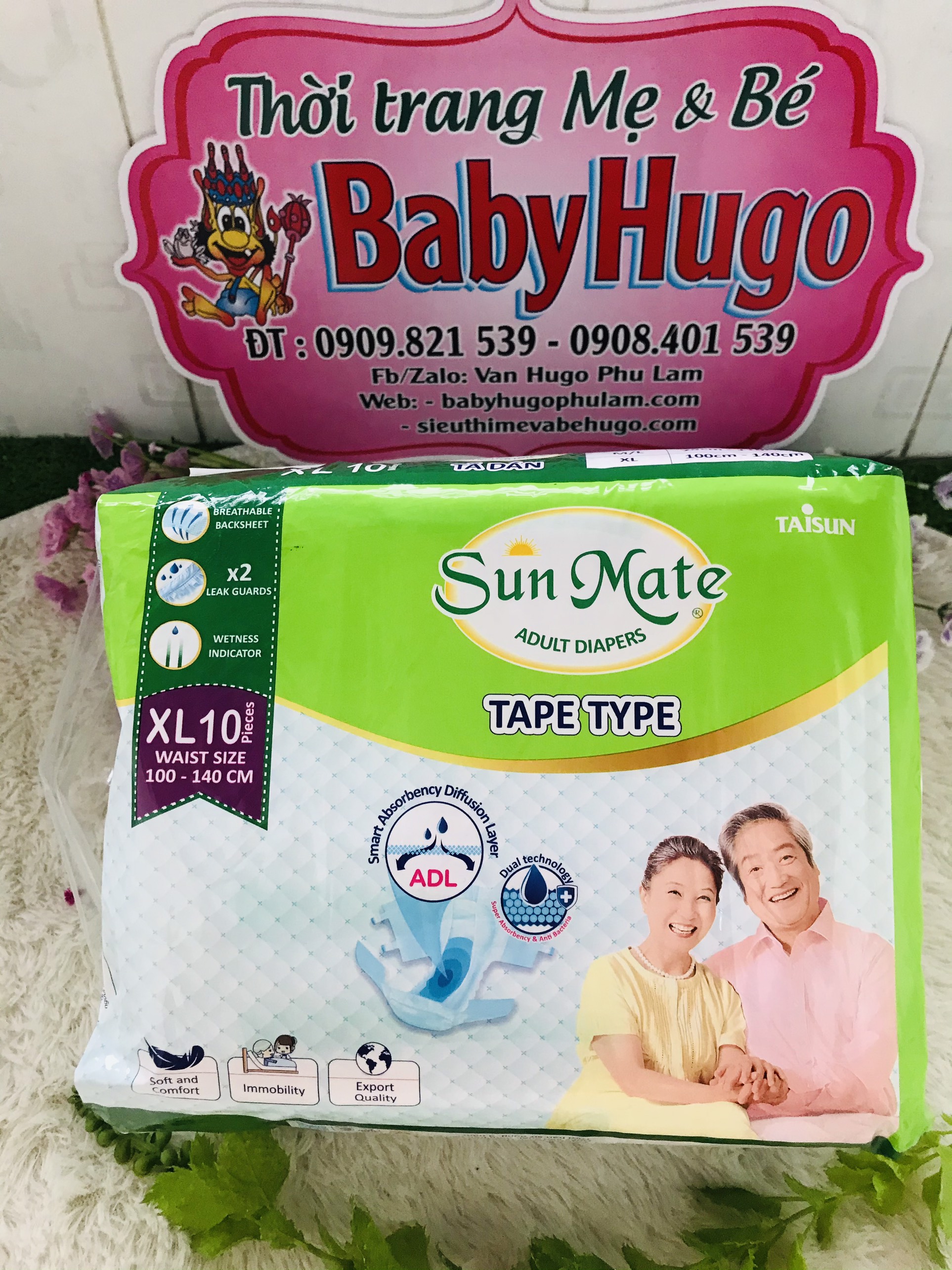 Tả dán người già Sun Mate XL 10