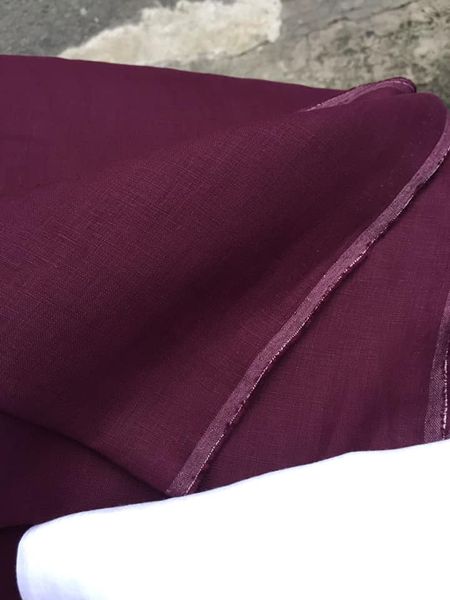 Vải Linen tưng màu tím dền!