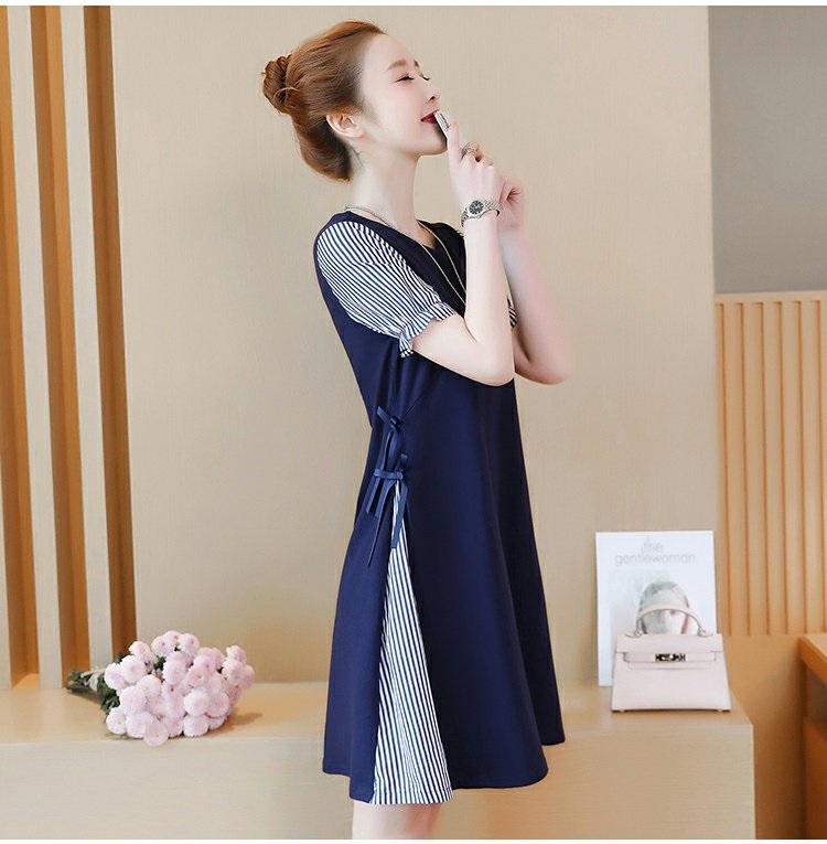 Đầm suông đính nơ thời trang