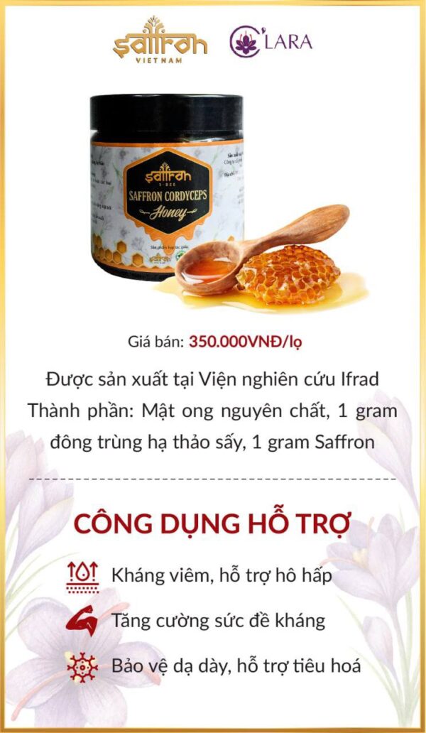 Saffron ngâm mật ong BeTT