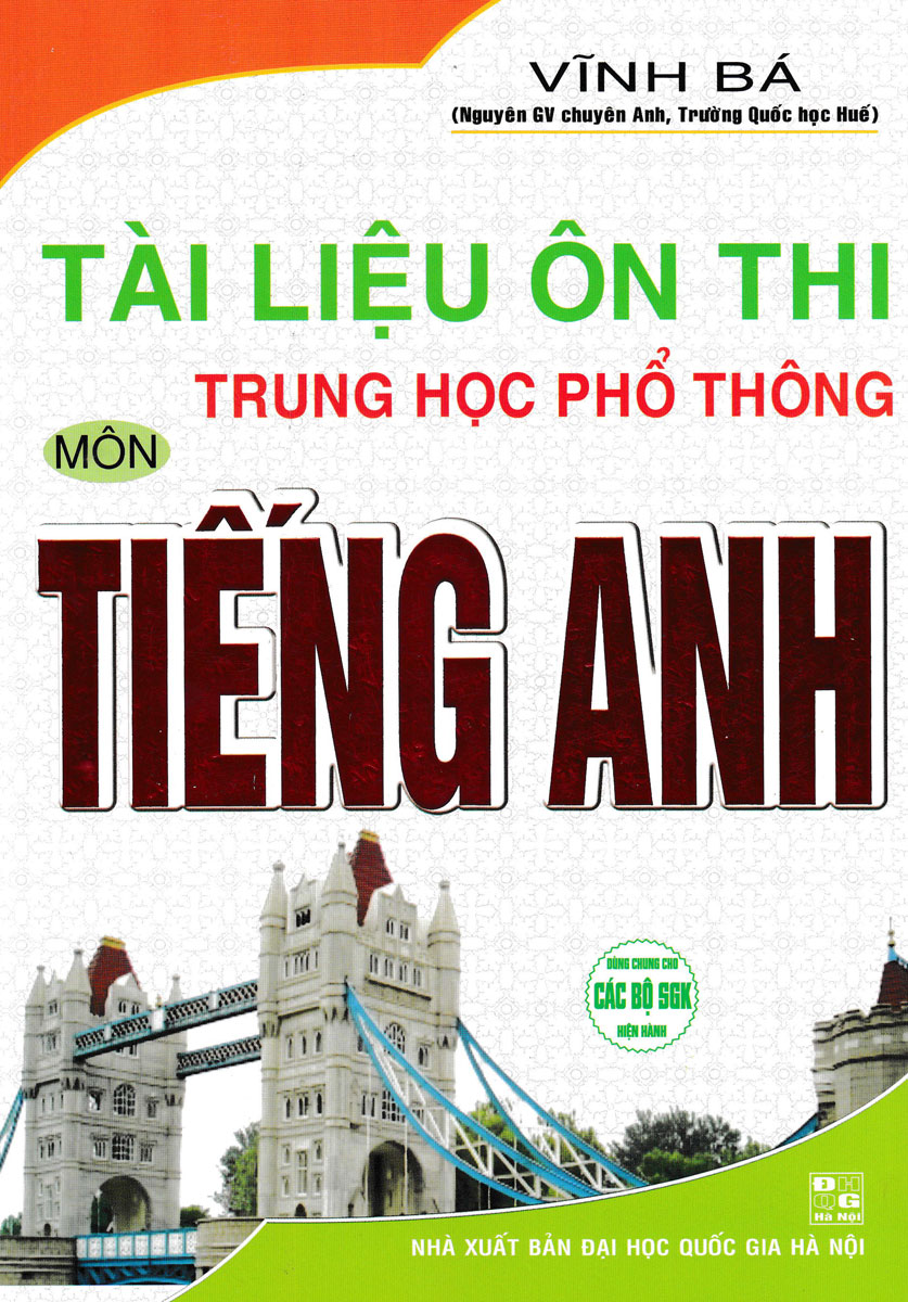 Sách - Tài Liệu Ôn Thi Trung Học Phổ Thông Môn Tiếng Anh (Vĩnh Bá)  - (HA) - Newshop