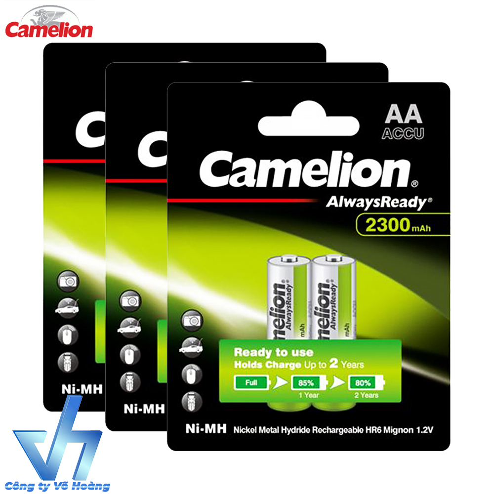 Sạc Camelion 1010B kèm 6 pin AA Camelion 2300mAh