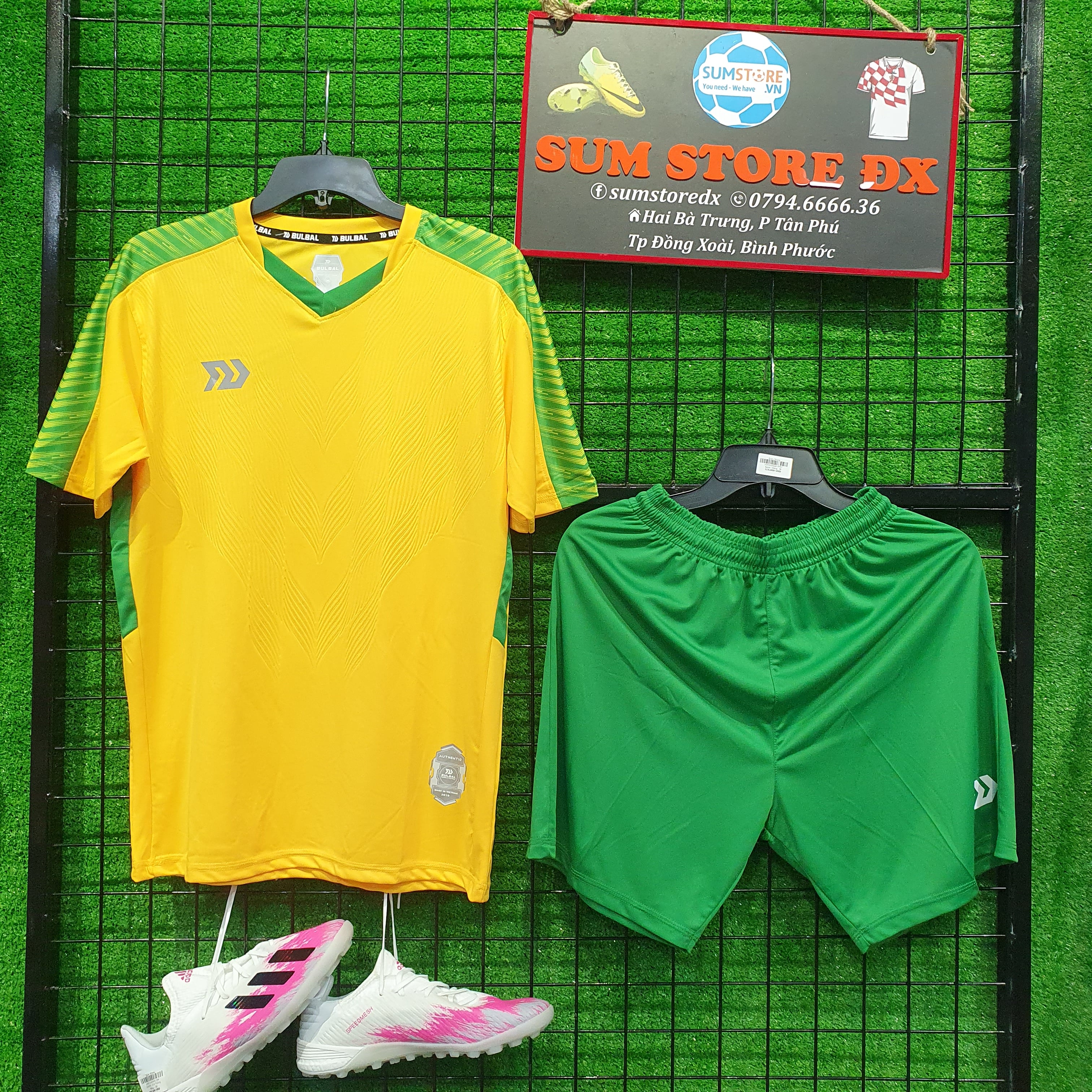 Bộ Đồ Đá Banh –  Áo Bóng Đá Không Logo Bulbal Sonic Cam