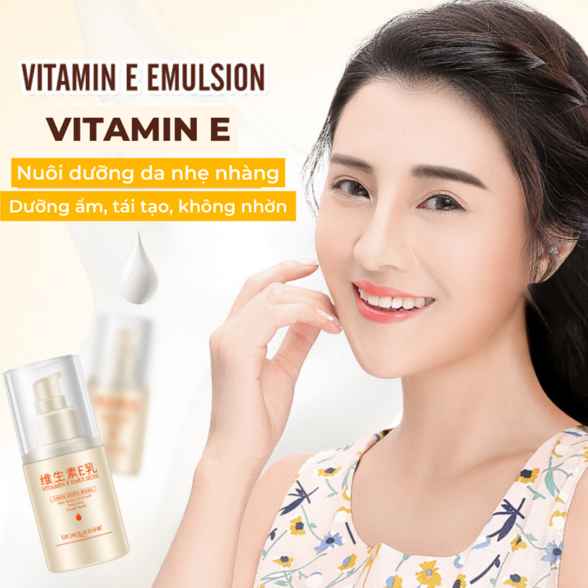 Sữa Dưỡng Da Vitamin E Cấp Ẩm, Làm Trắng Dịu Nhẹ Cho Da