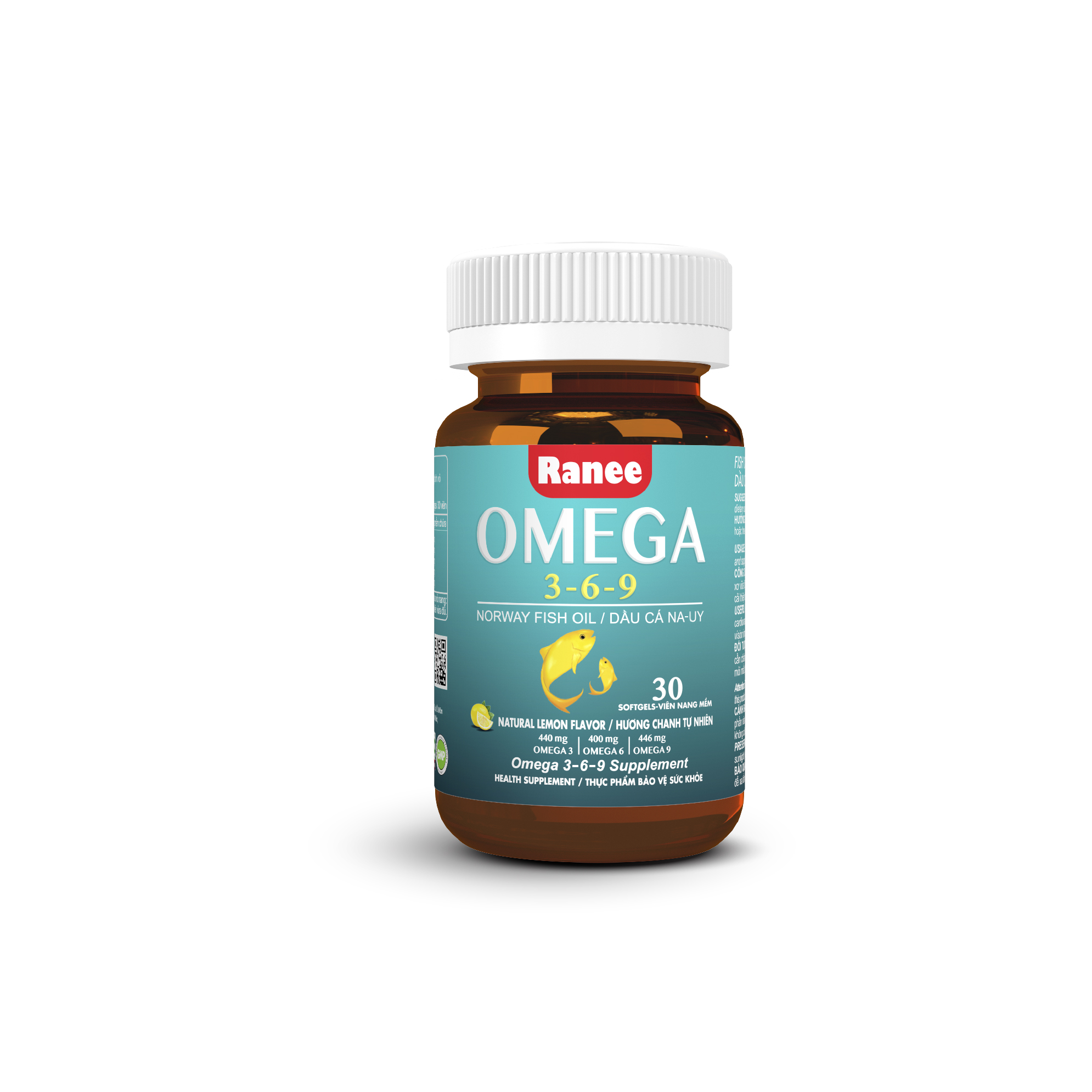 Viên Nang Ranee Omega 3,6,9 (Hộp 30 viên) - khỏe tim, sáng mắt