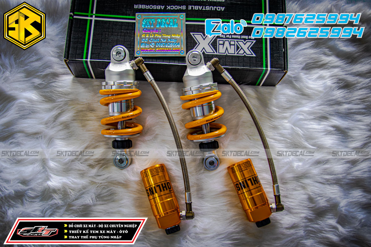Phuộc Ohlins bình dầu exciter 150
