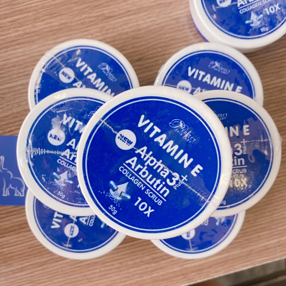 TẨY TẾ BÀO CHẾT VITAMIN E 10X Collagen Scrub