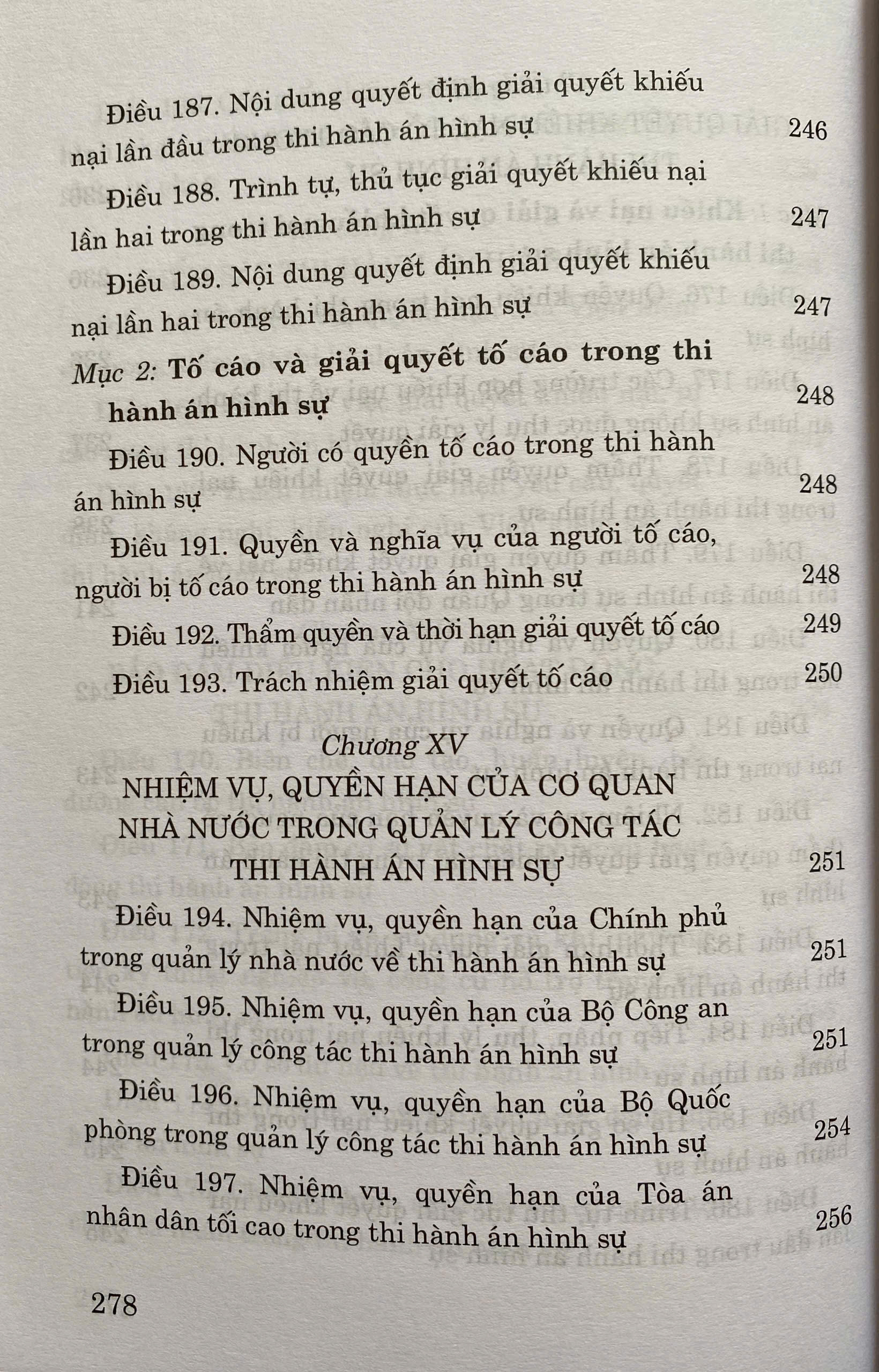 Luật Thi Hành Án Hình Sự