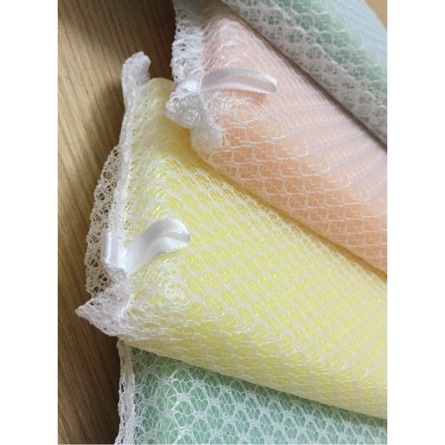 Set 5 Miếng Xốp Rửa Bát Bọc Lưới (Mẫu Mới).