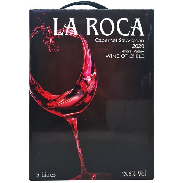 Vang bịch Chile La Roca đỏ 3 Lít