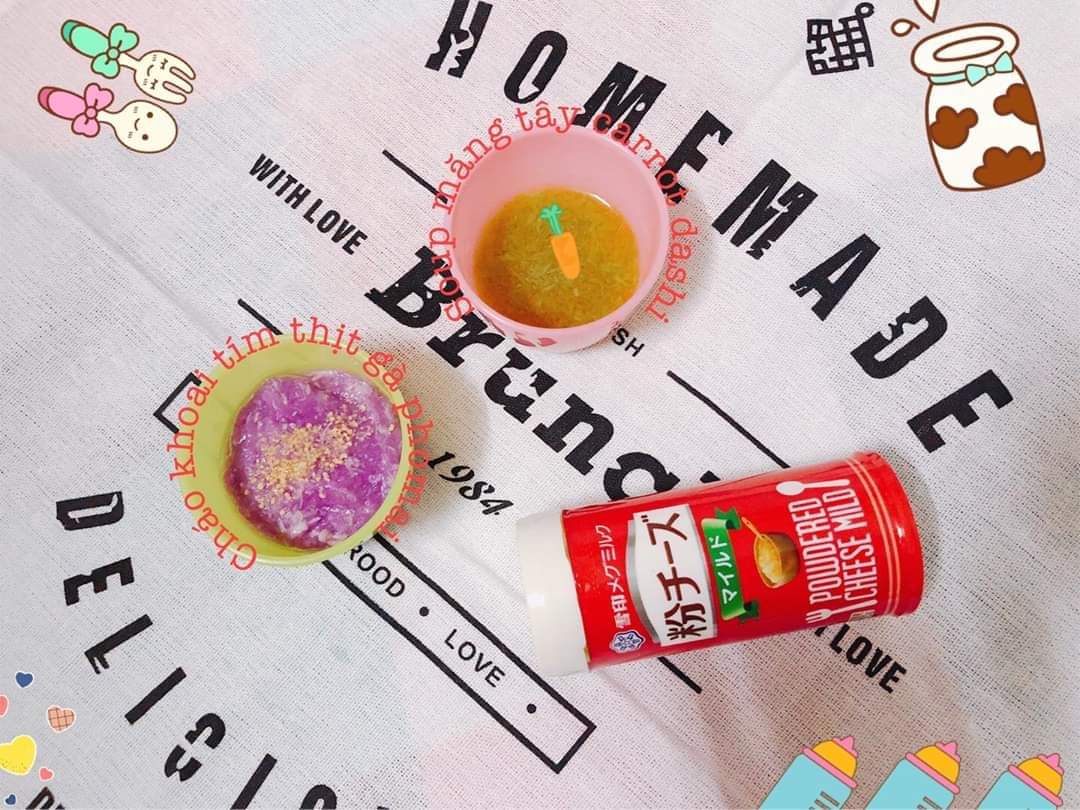 Phô mai rắc cháo Meg Nhật Bản 50g
