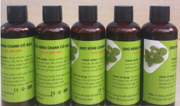 Siro Húng Chanh Cô Đặc Mộc Tâm