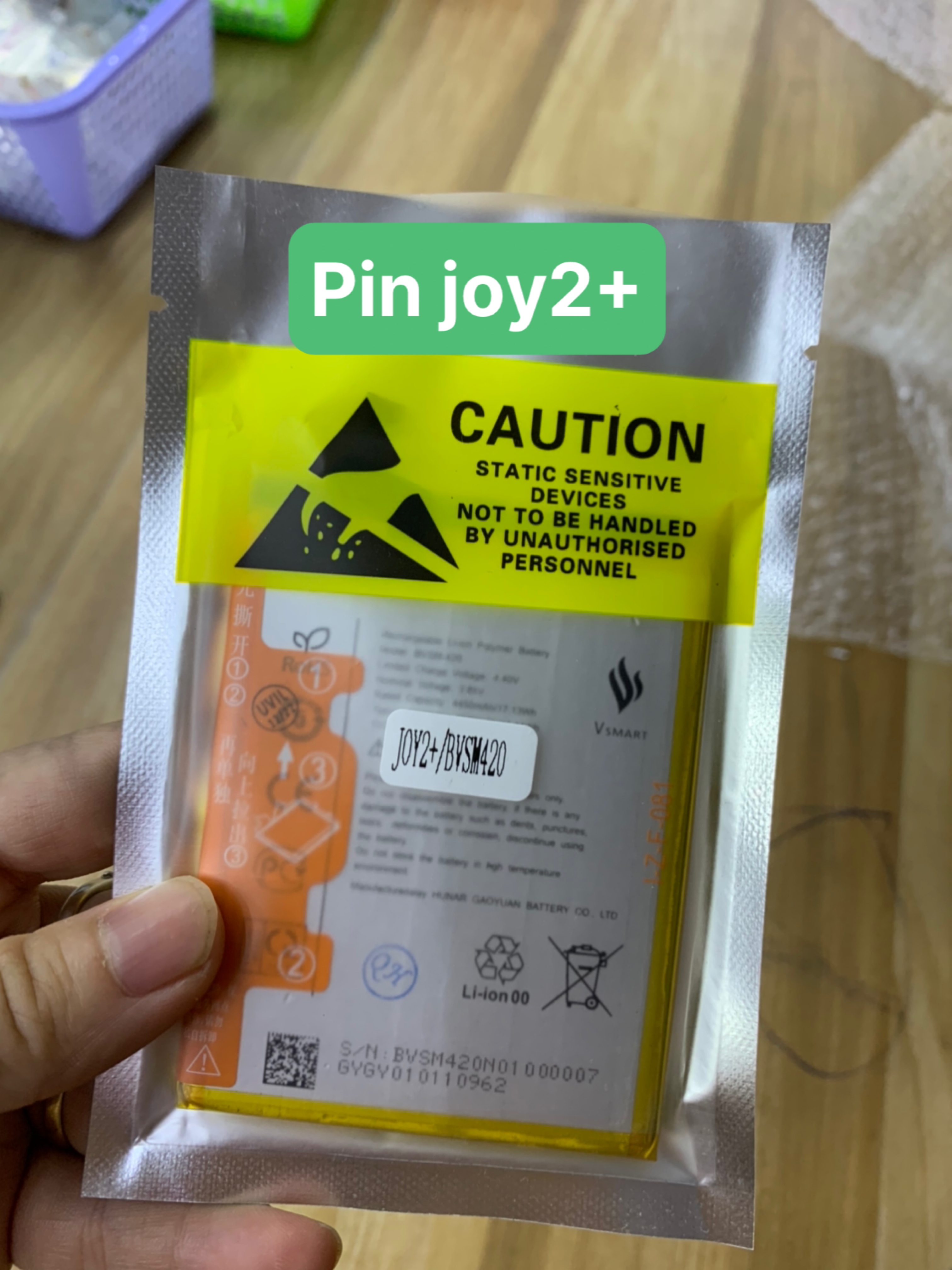 pin vsmart Joy 2+ / Joy 2 plus mã BVSM-420